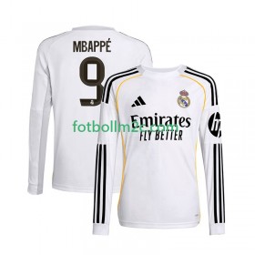 Fußballtrikots Real Madrid Kylian Mbappé 9 Heim Trikotsatz 2025-2026 Langarm